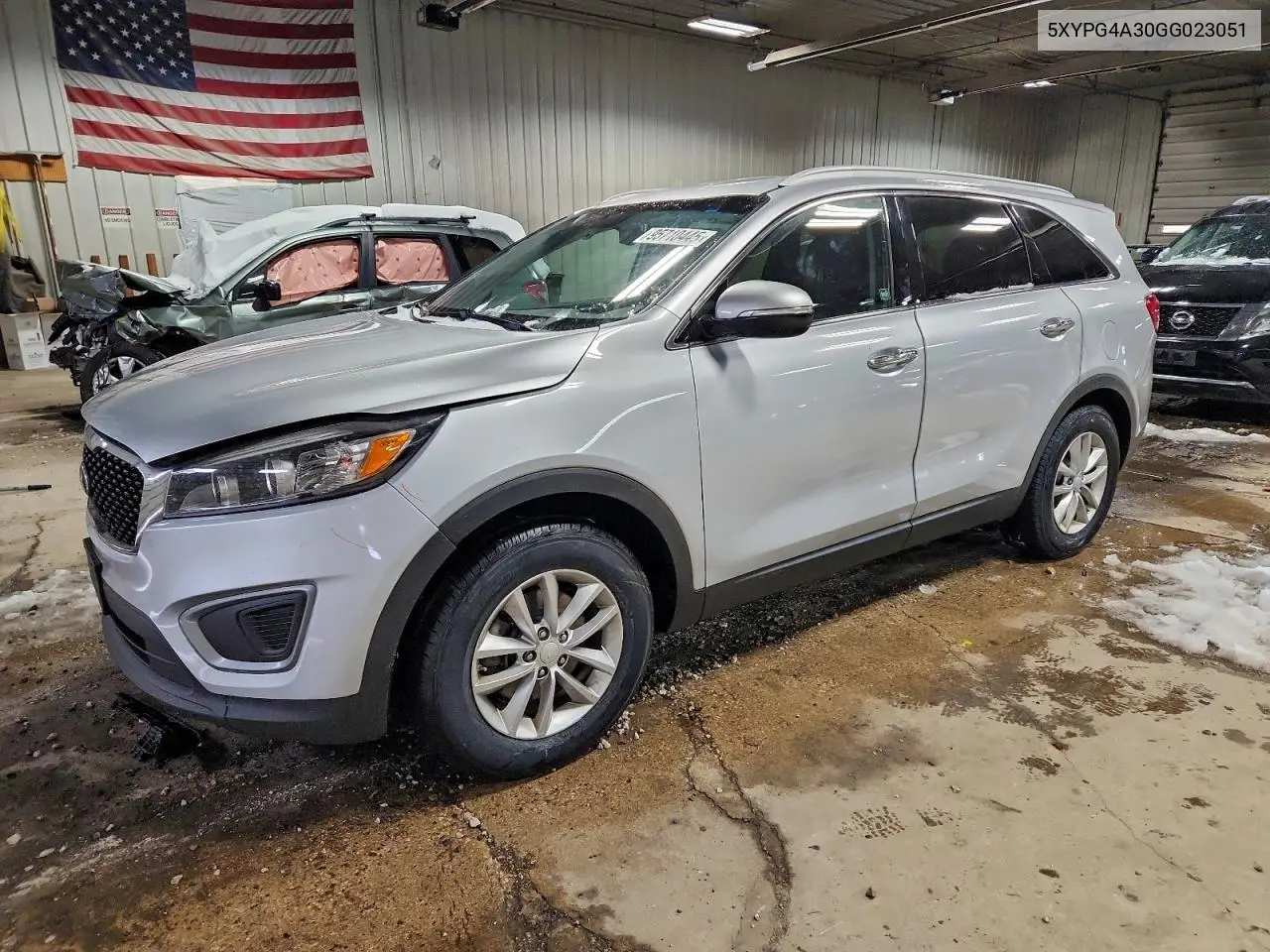 5XYPG4A30GG023051 2016 Kia Sorento Lx