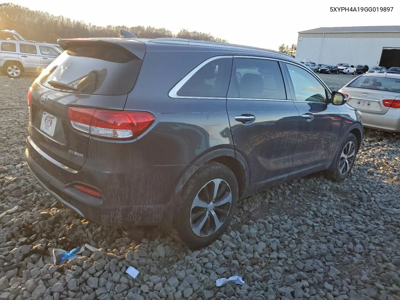 5XYPH4A19GG019897 2016 Kia Sorento Ex
