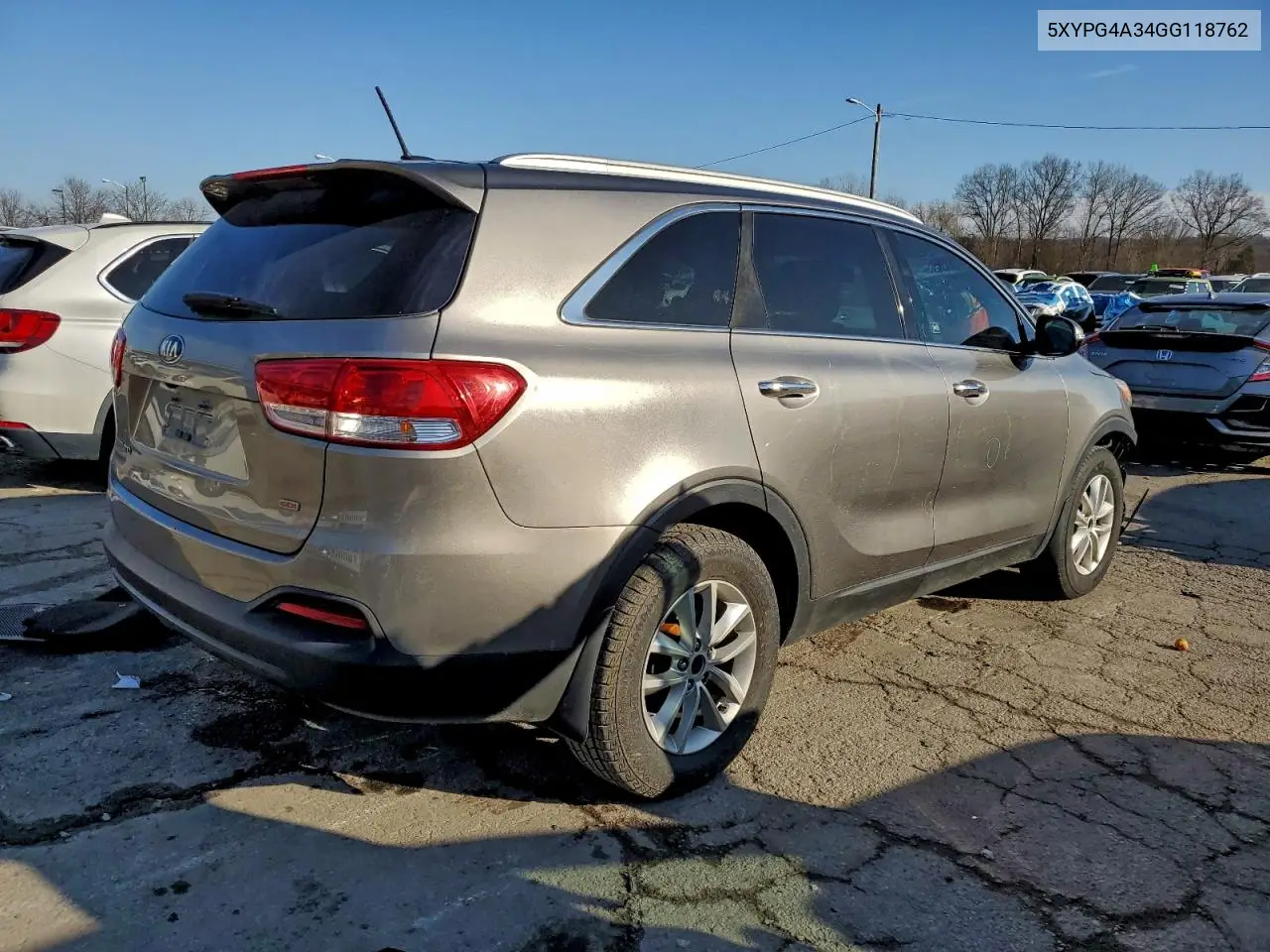 5XYPG4A34GG118762 2016 Kia Sorento Lx
