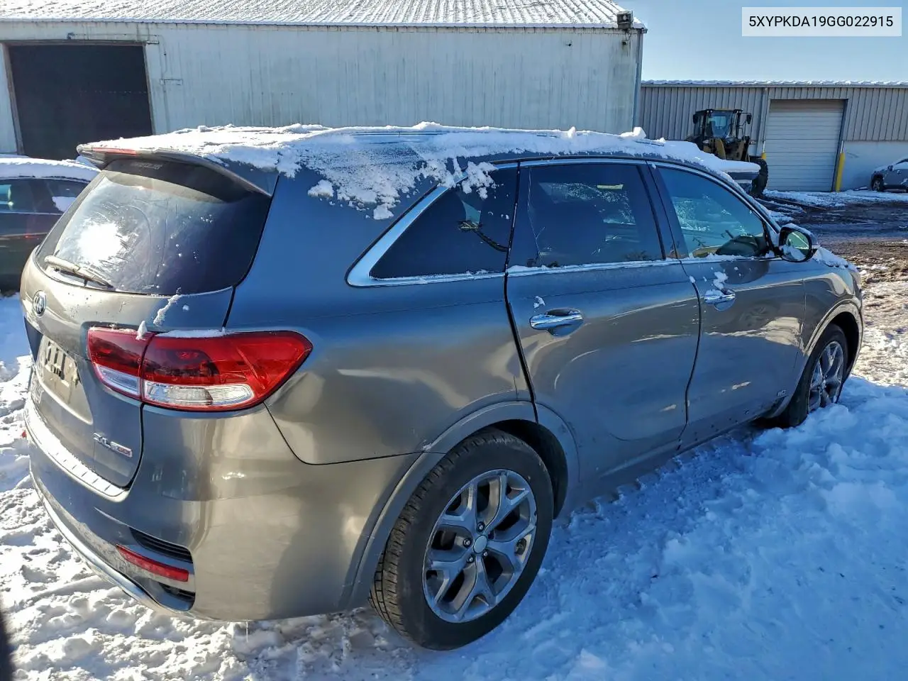 5XYPKDA19GG022915 2016 Kia Sorento Sx