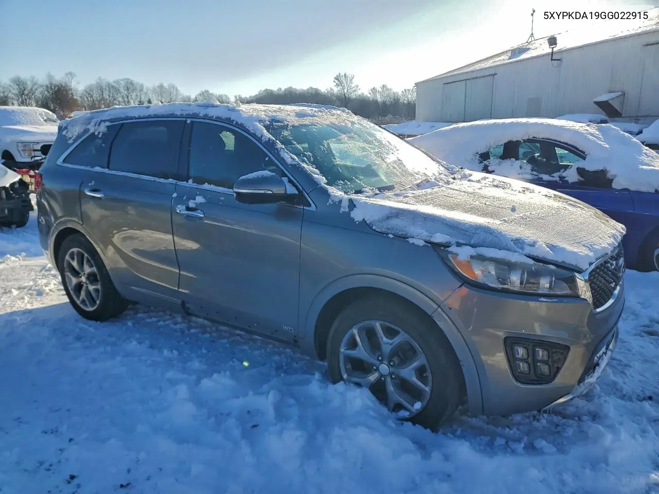 5XYPKDA19GG022915 2016 Kia Sorento Sx