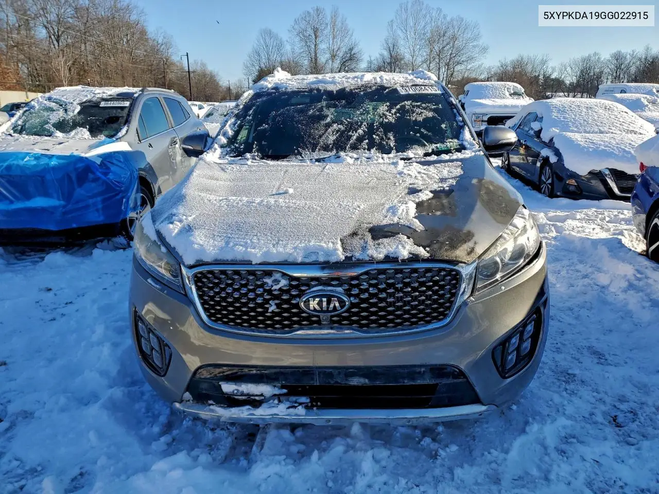 5XYPKDA19GG022915 2016 Kia Sorento Sx