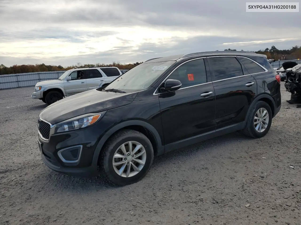 5XYPG4A31HG200188 2017 Kia Sorento Lx