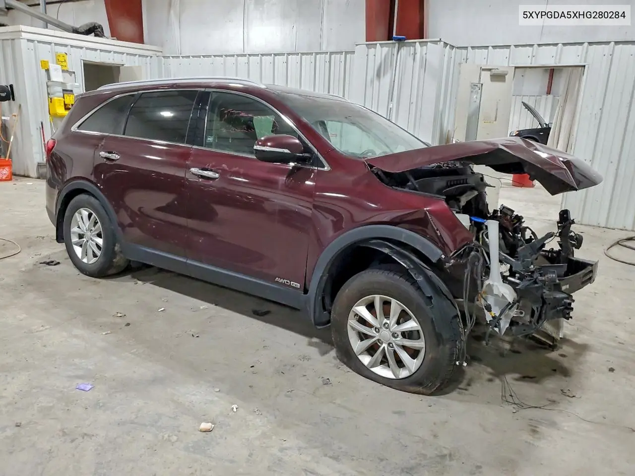 5XYPGDA5XHG280284 2017 Kia Sorento Lx