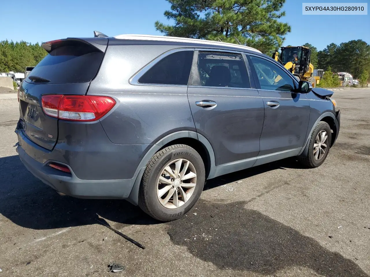 5XYPG4A30HG280910 2017 Kia Sorento Lx