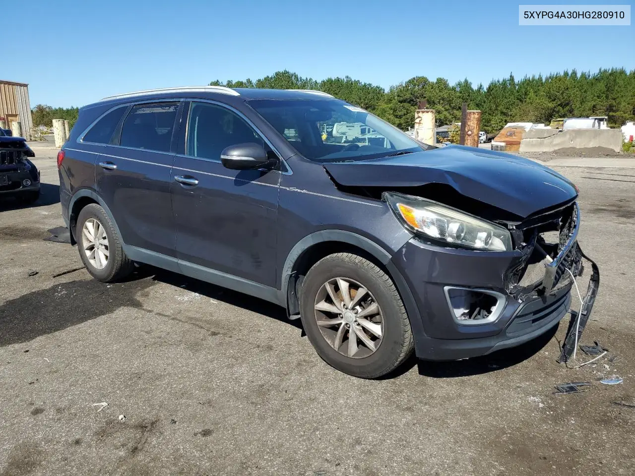 5XYPG4A30HG280910 2017 Kia Sorento Lx