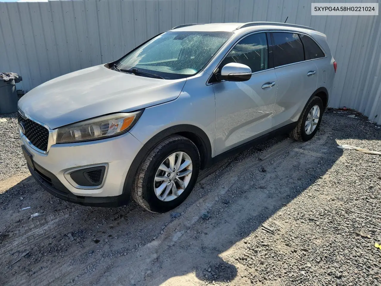 5XYPG4A58HG221024 2017 Kia Sorento Lx