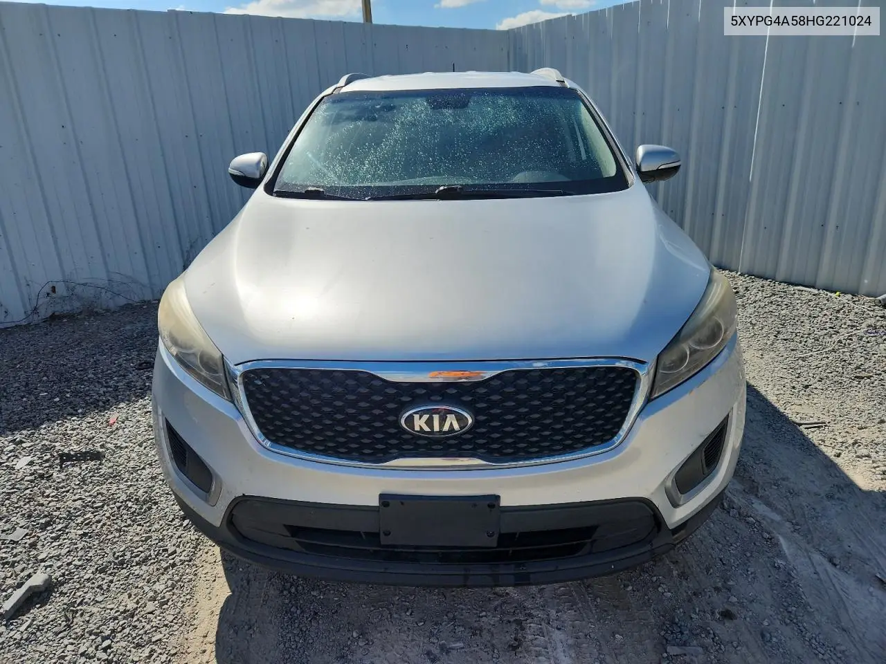 5XYPG4A58HG221024 2017 Kia Sorento Lx