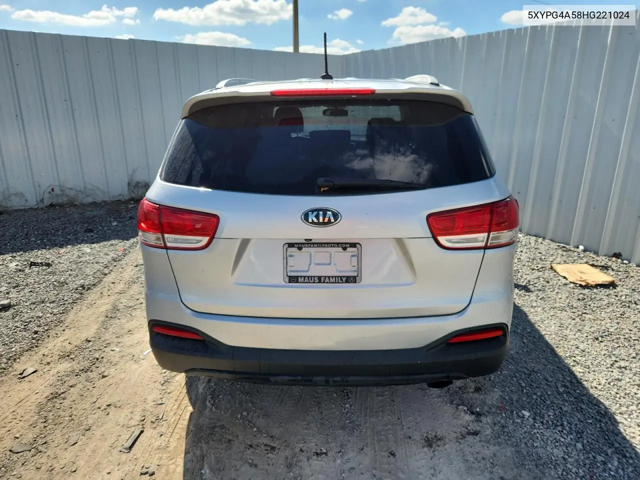 5XYPG4A58HG221024 2017 Kia Sorento Lx