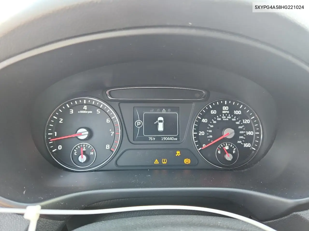 5XYPG4A58HG221024 2017 Kia Sorento Lx