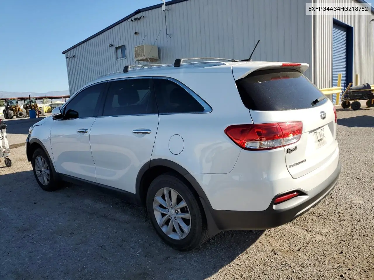 5XYPG4A34HG218782 2017 Kia Sorento Lx