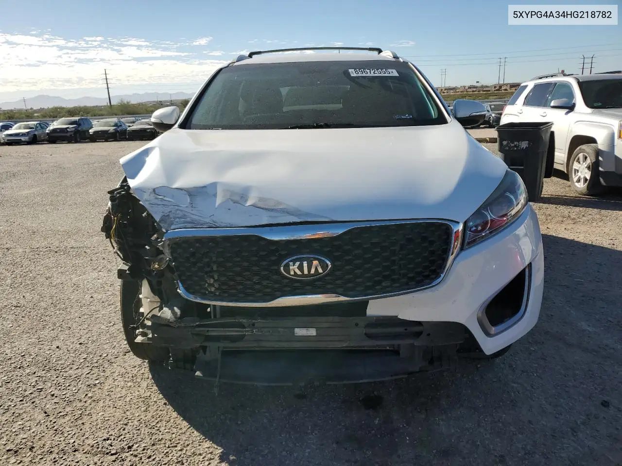 5XYPG4A34HG218782 2017 Kia Sorento Lx