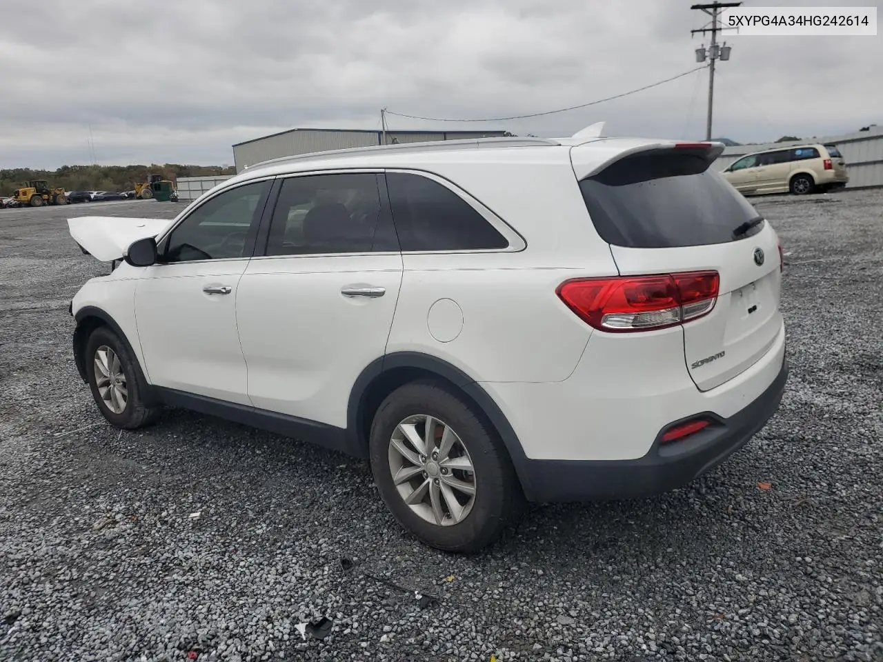5XYPG4A34HG242614 2017 Kia Sorento Lx
