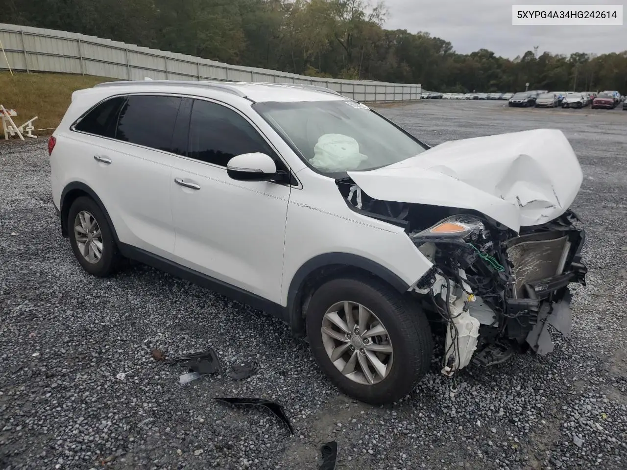 5XYPG4A34HG242614 2017 Kia Sorento Lx