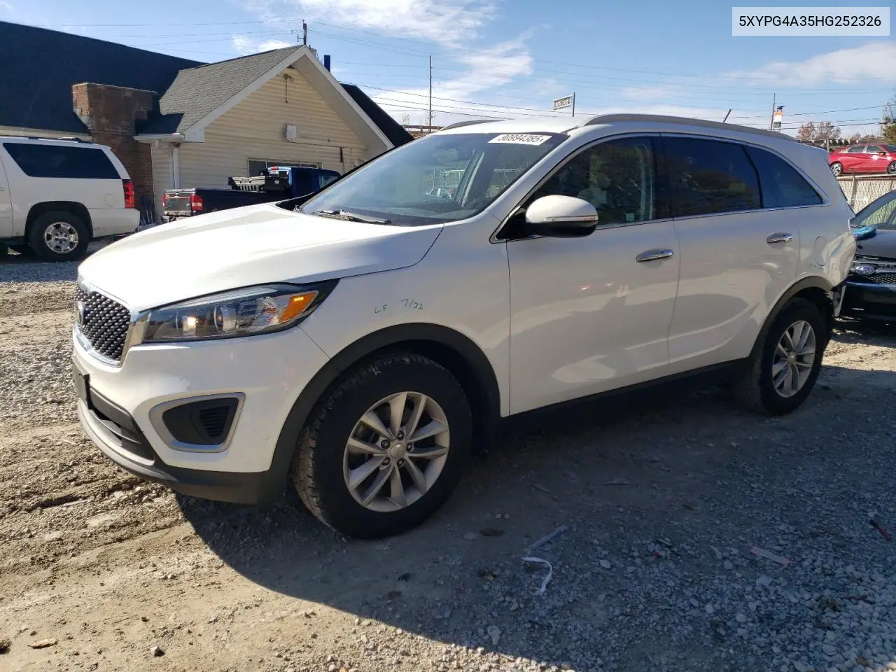 5XYPG4A35HG252326 2017 Kia Sorento Lx