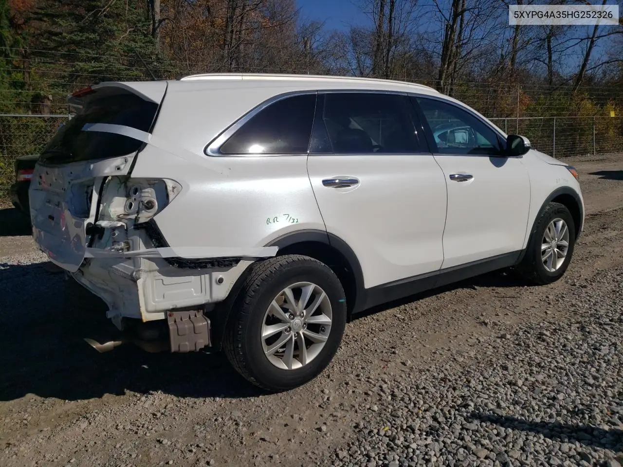 5XYPG4A35HG252326 2017 Kia Sorento Lx