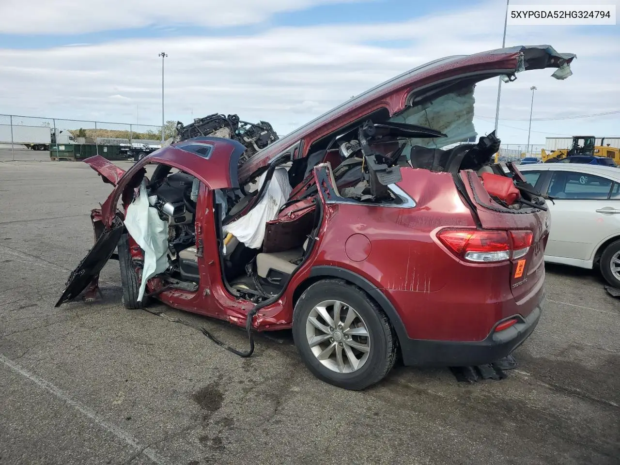 5XYPGDA52HG324794 2017 Kia Sorento Lx