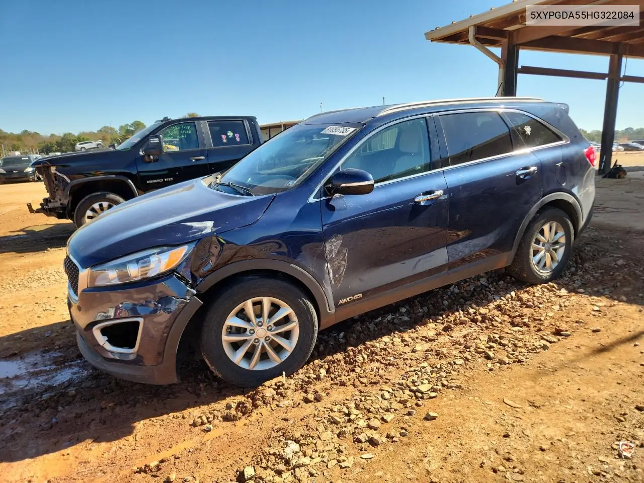 5XYPGDA55HG322084 2017 Kia Sorento Lx