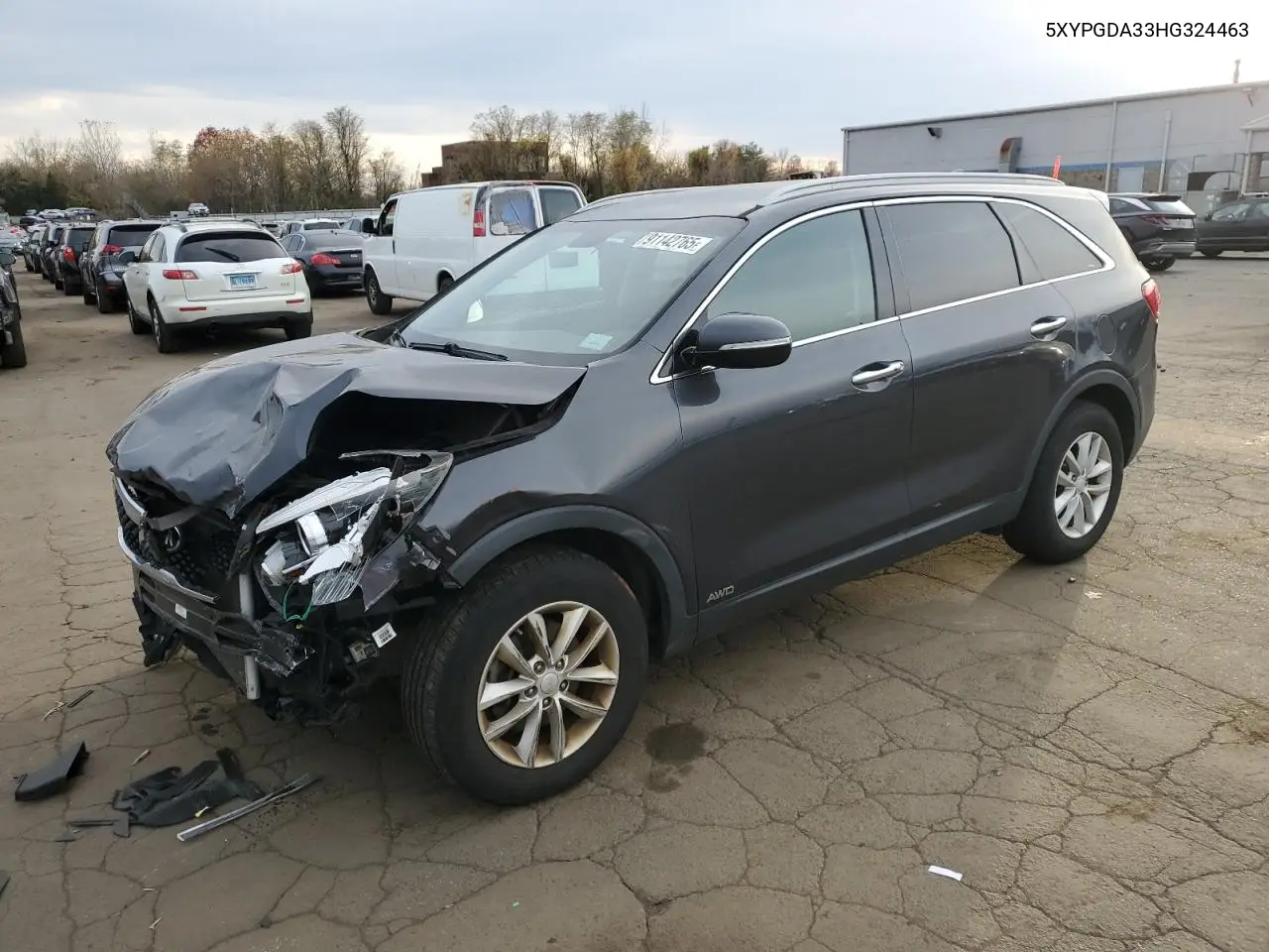 5XYPGDA33HG324463 2017 Kia Sorento Lx