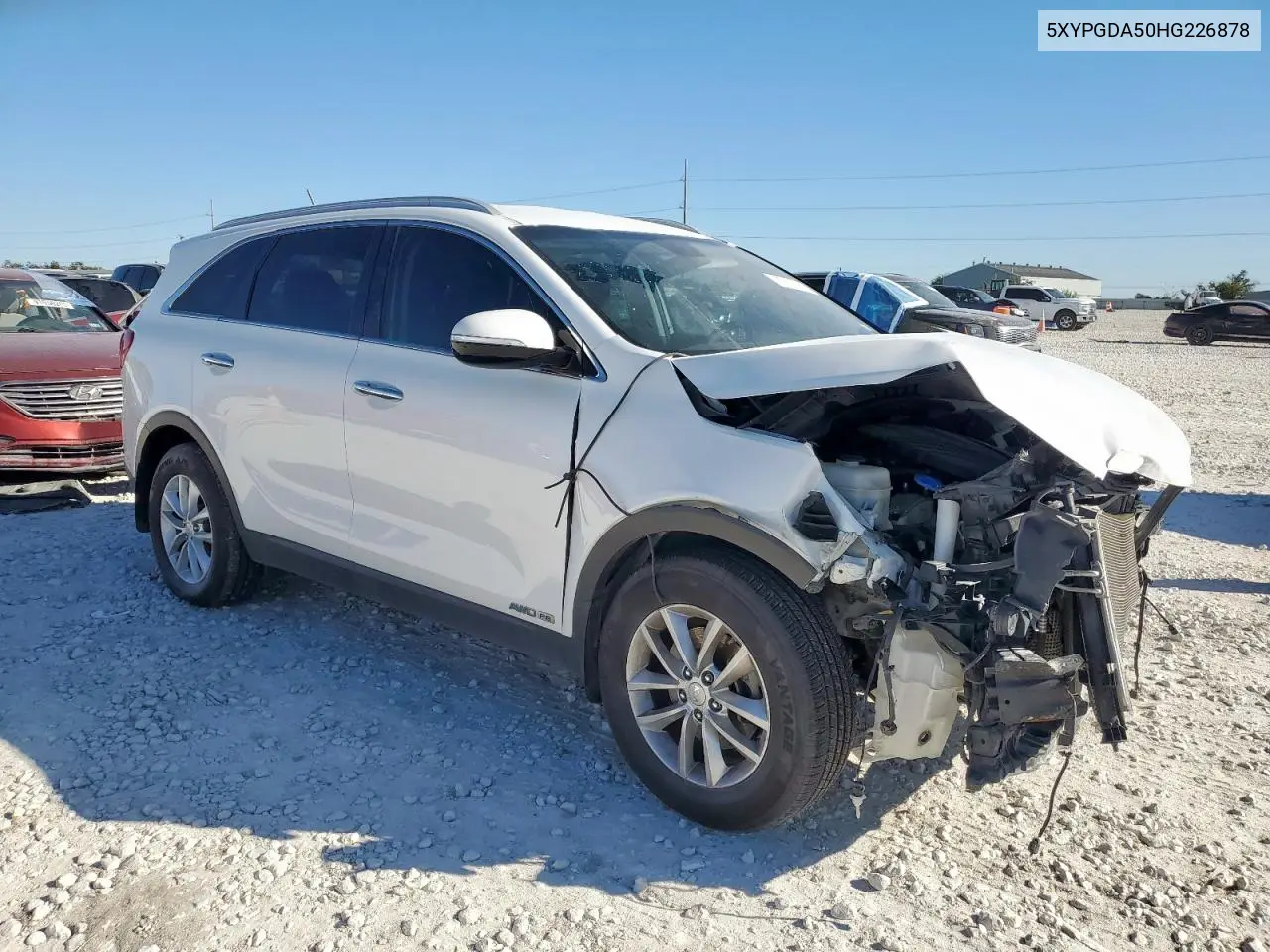 5XYPGDA50HG226878 2017 Kia Sorento Lx