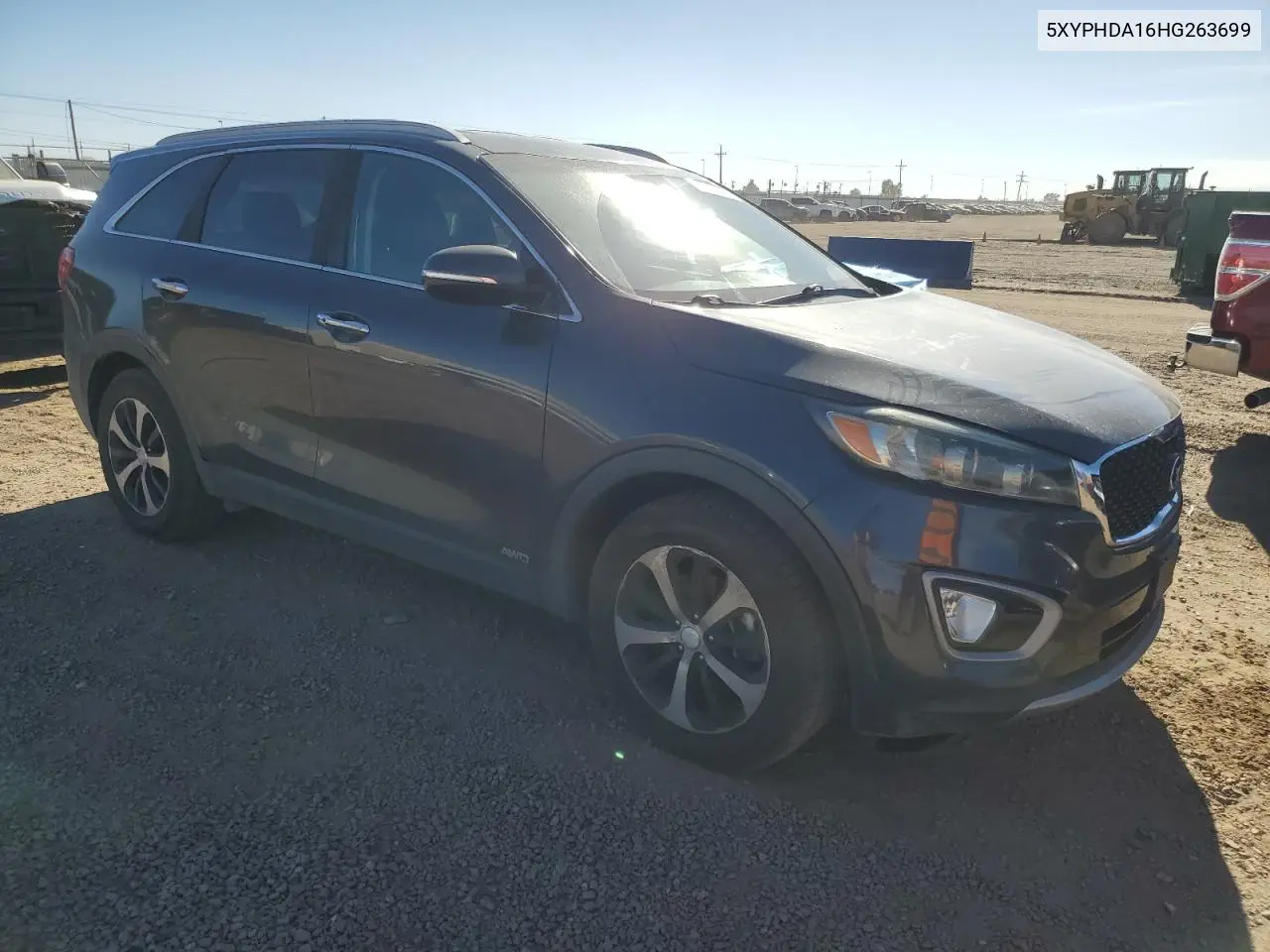 5XYPHDA16HG263699 2017 Kia Sorento Ex