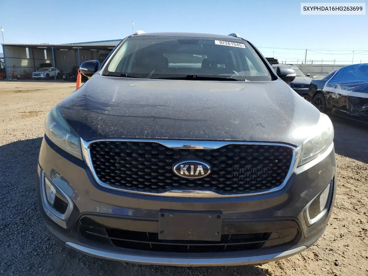 5XYPHDA16HG263699 2017 Kia Sorento Ex