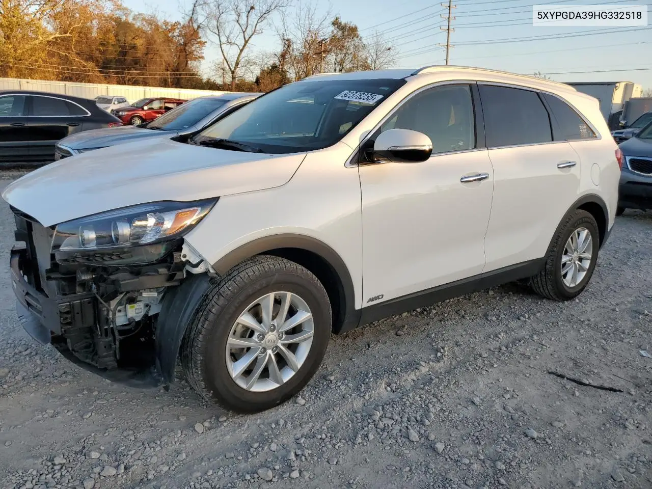 5XYPGDA39HG332518 2017 Kia Sorento Lx