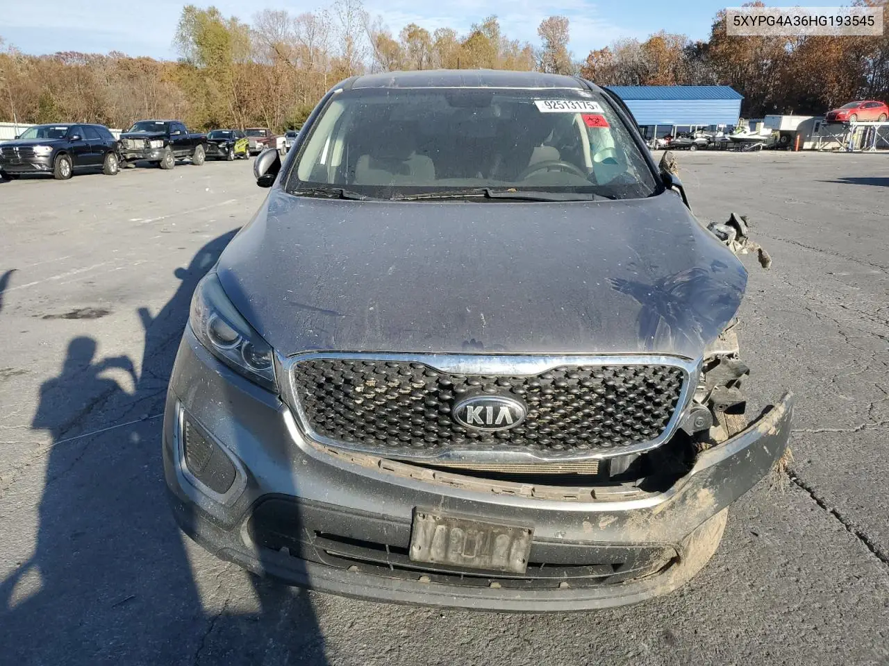 5XYPG4A36HG193545 2017 Kia Sorento Lx