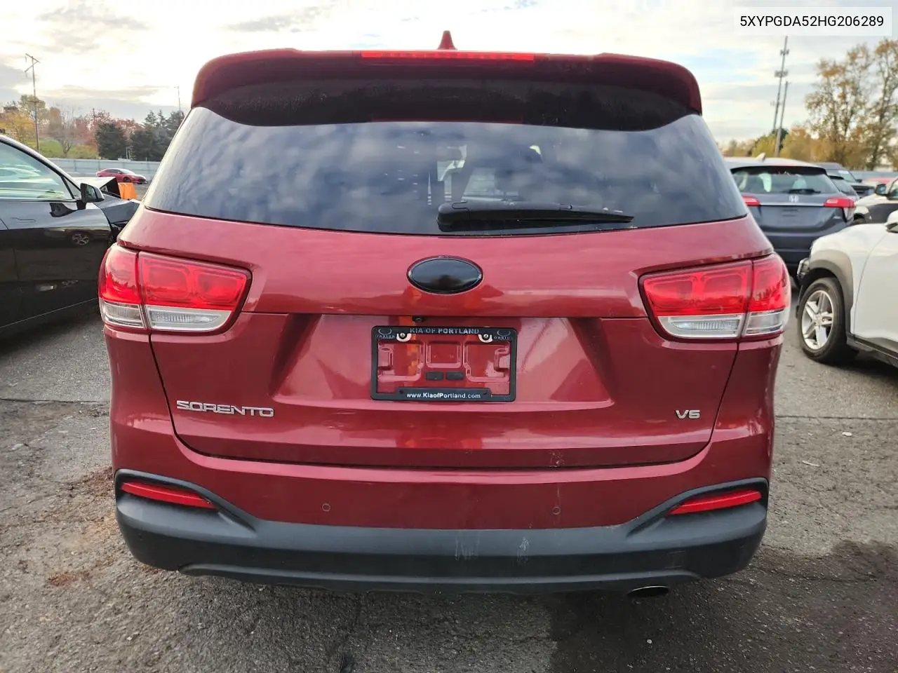 5XYPGDA52HG206289 2017 Kia Sorento Lx