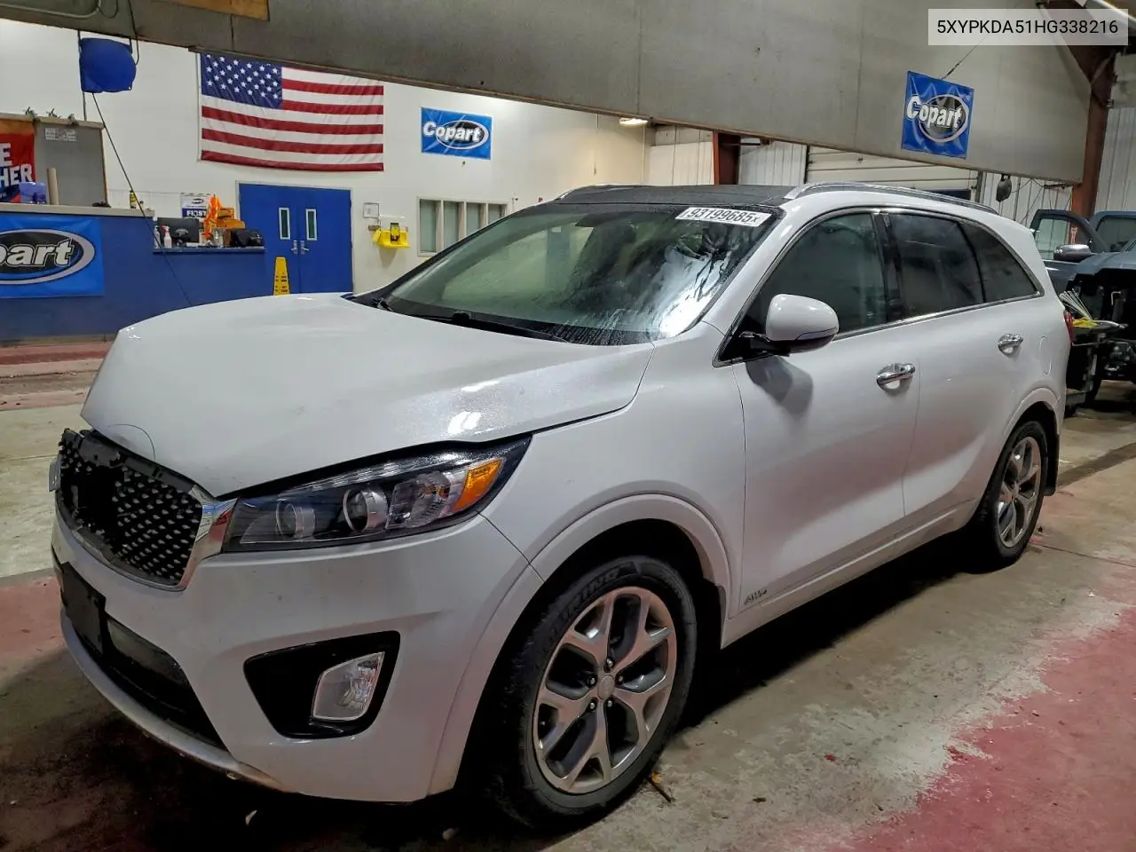 5XYPKDA51HG338216 2017 Kia Sorento Sx