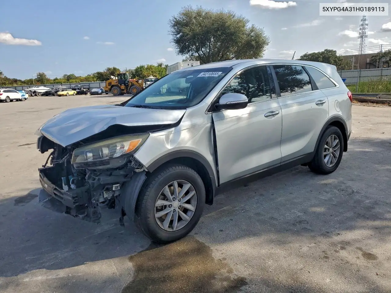 5XYPG4A31HG189113 2017 Kia Sorento Lx