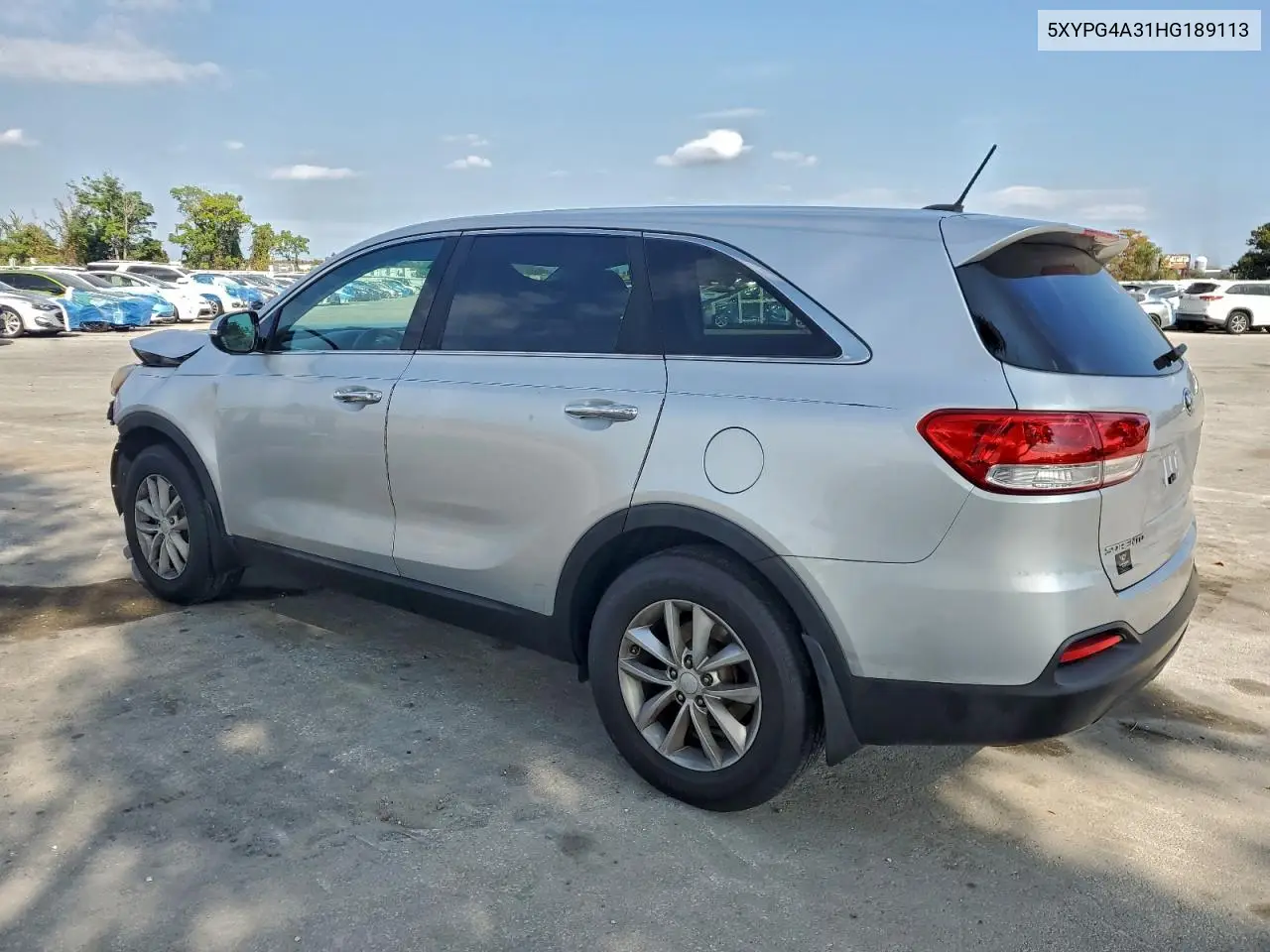 5XYPG4A31HG189113 2017 Kia Sorento Lx