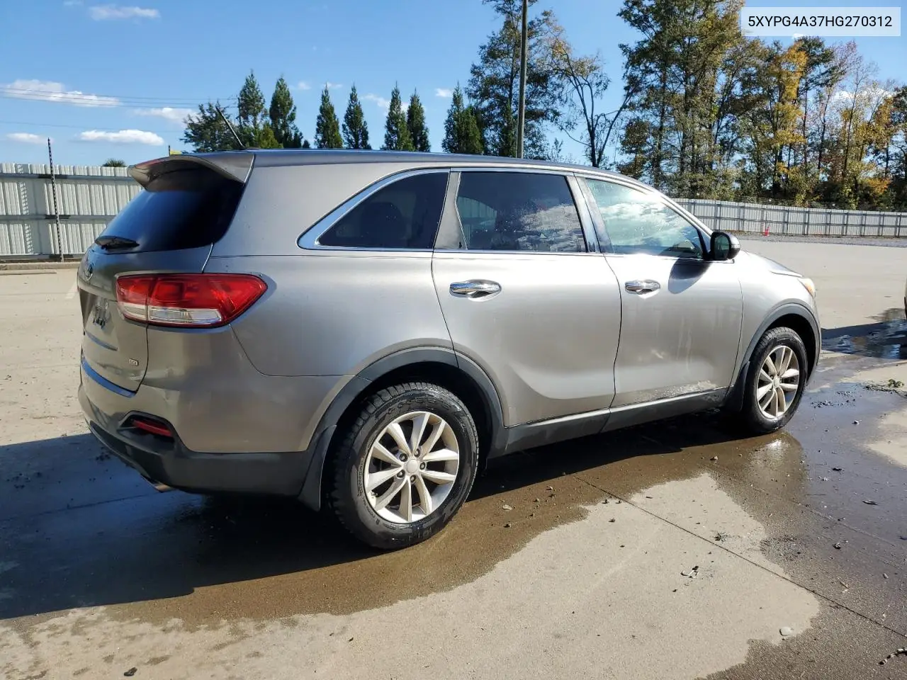 5XYPG4A37HG270312 2017 Kia Sorento Lx