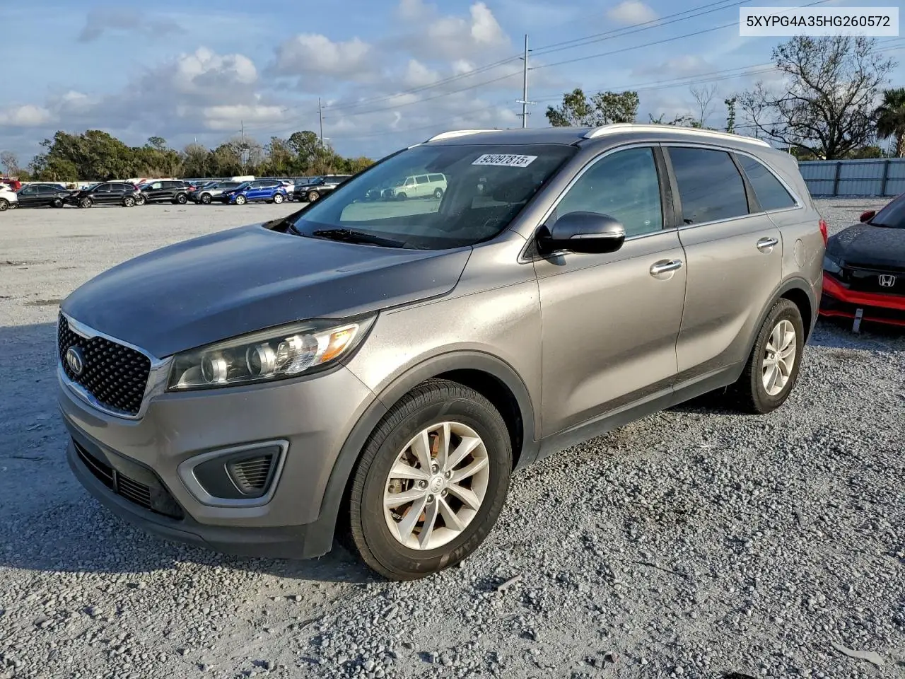 5XYPG4A35HG260572 2017 Kia Sorento Lx