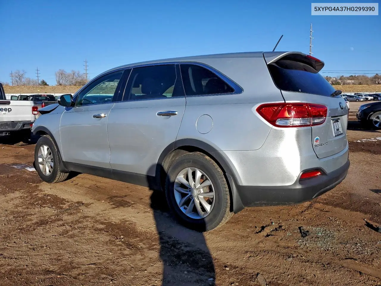 5XYPG4A37HG299390 2017 Kia Sorento Lx