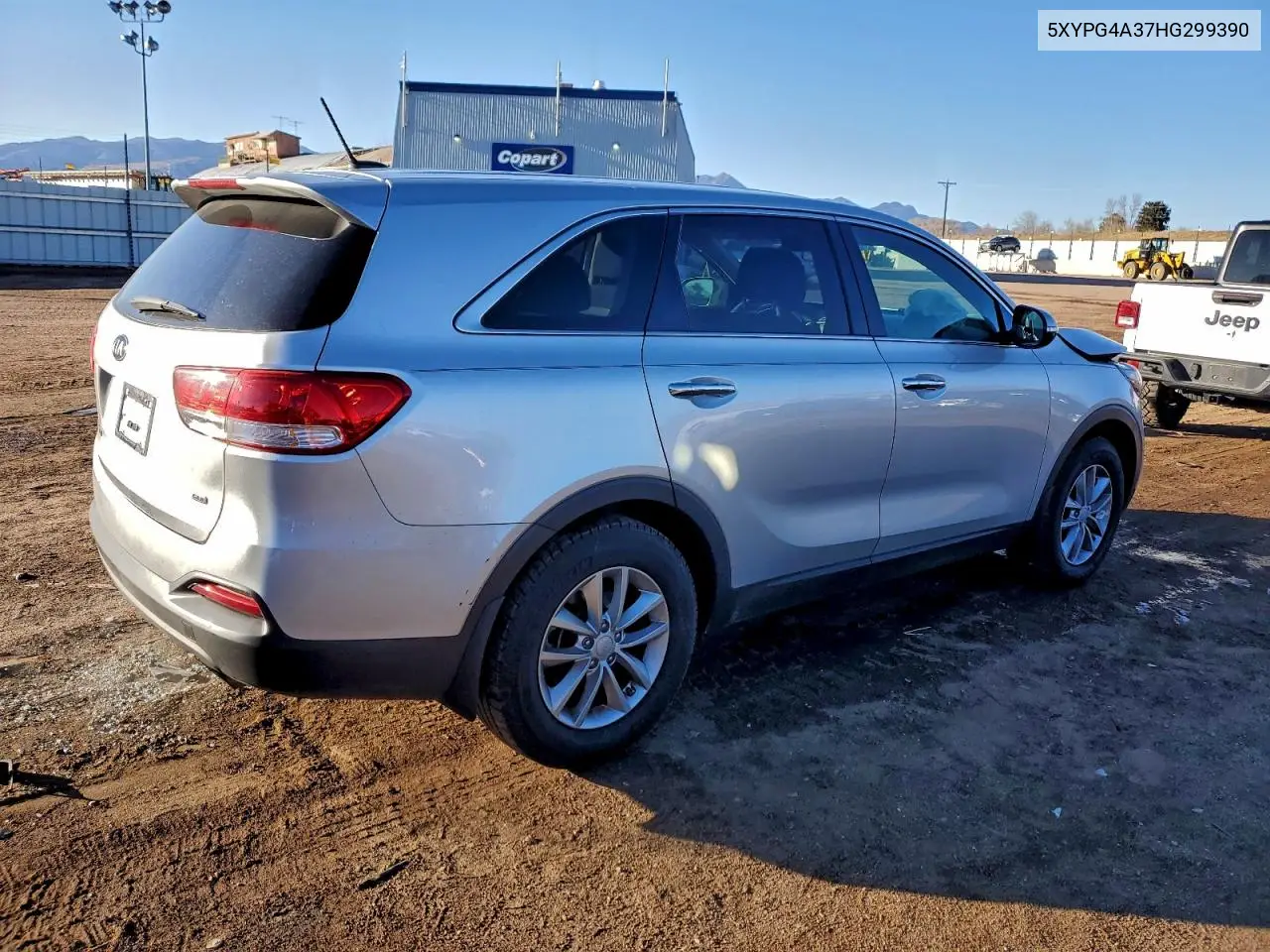5XYPG4A37HG299390 2017 Kia Sorento Lx