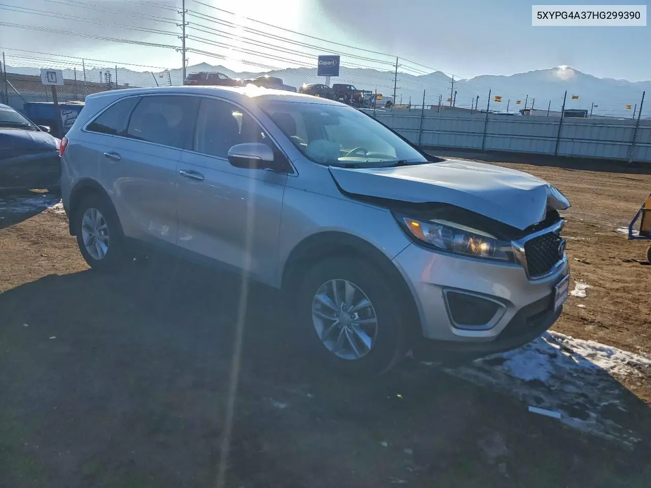 5XYPG4A37HG299390 2017 Kia Sorento Lx