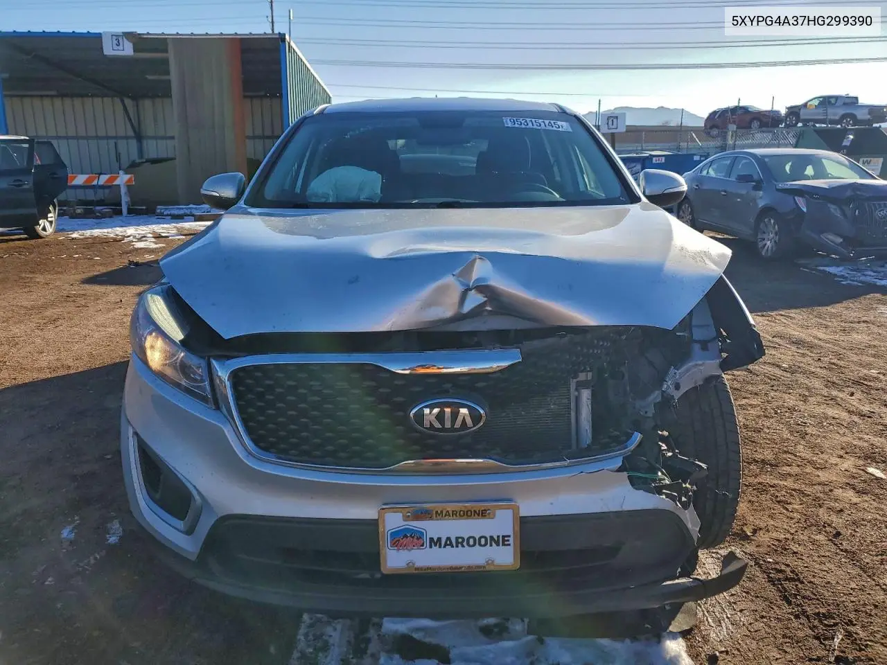 5XYPG4A37HG299390 2017 Kia Sorento Lx