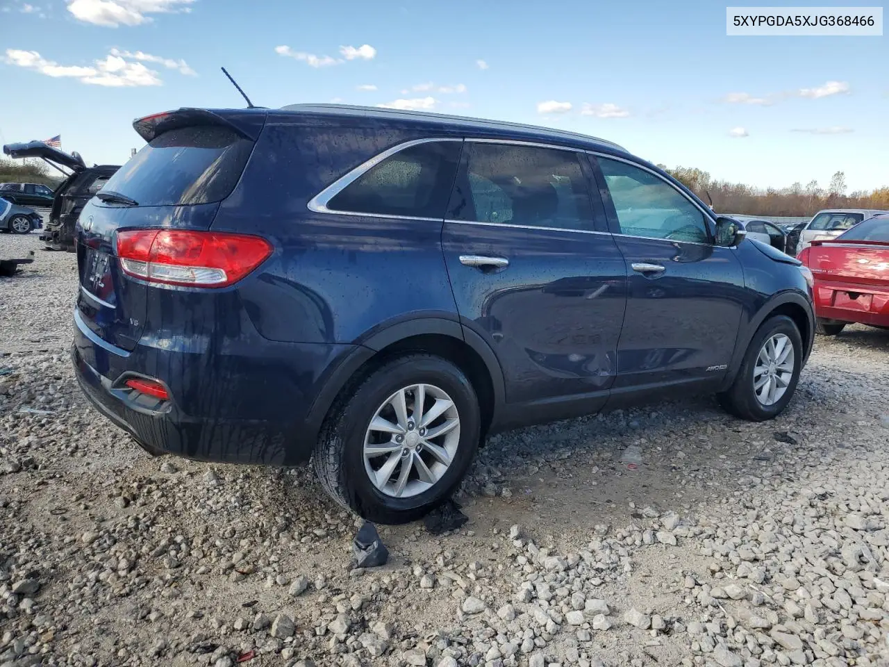 5XYPGDA5XJG368466 2018 Kia Sorento Lx
