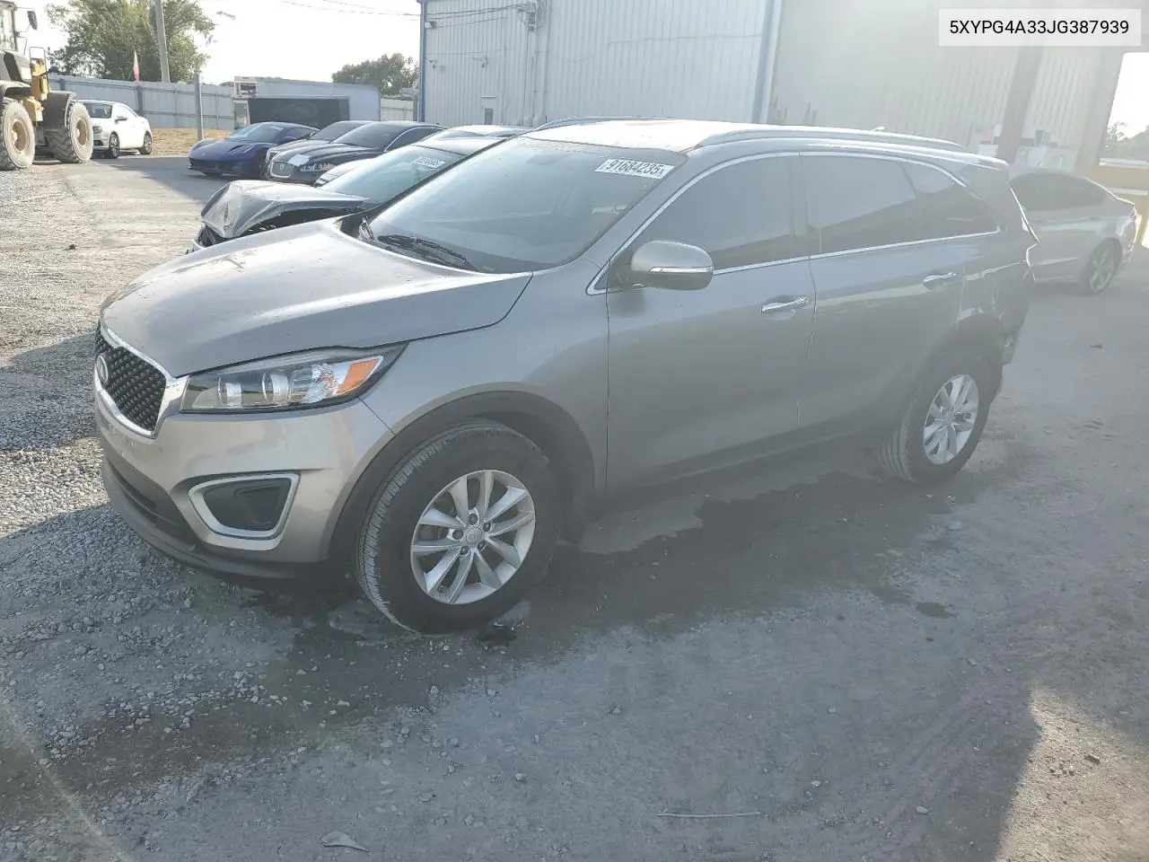 5XYPG4A33JG387939 2018 Kia Sorento Lx