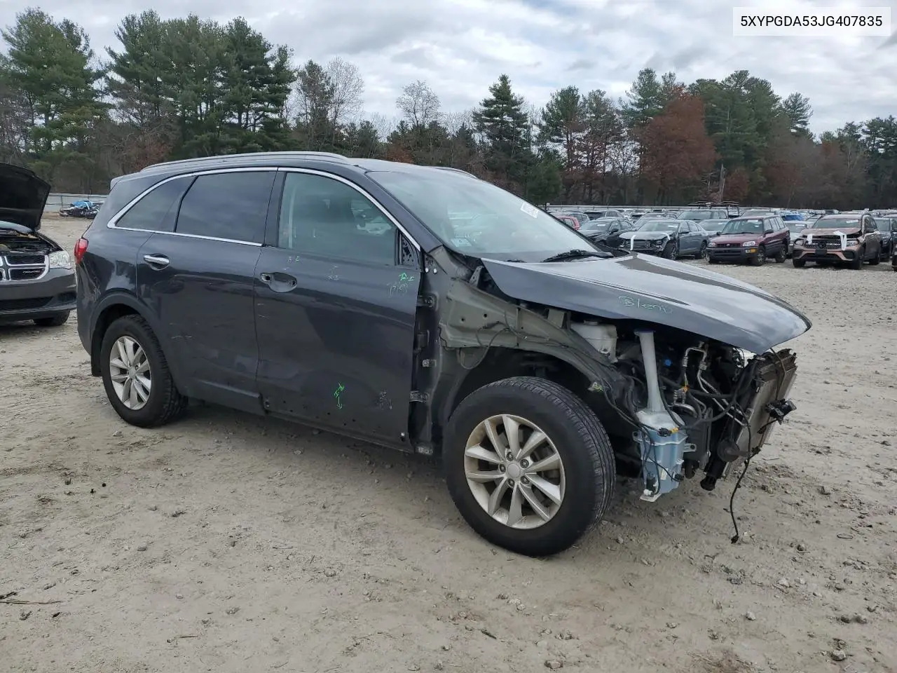 5XYPGDA53JG407835 2018 Kia Sorento Lx