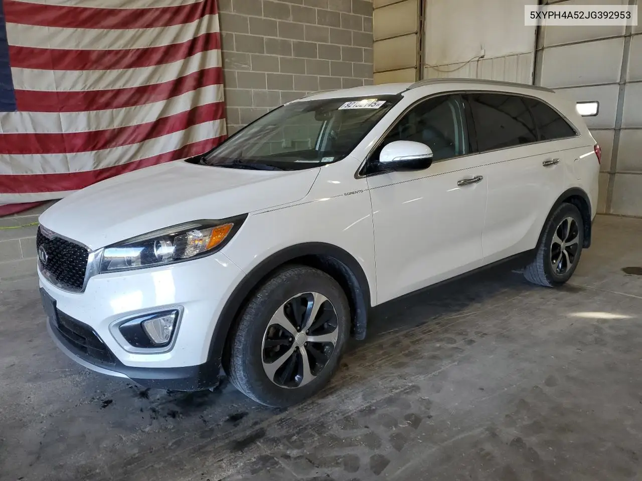 5XYPH4A52JG392953 2018 Kia Sorento Ex