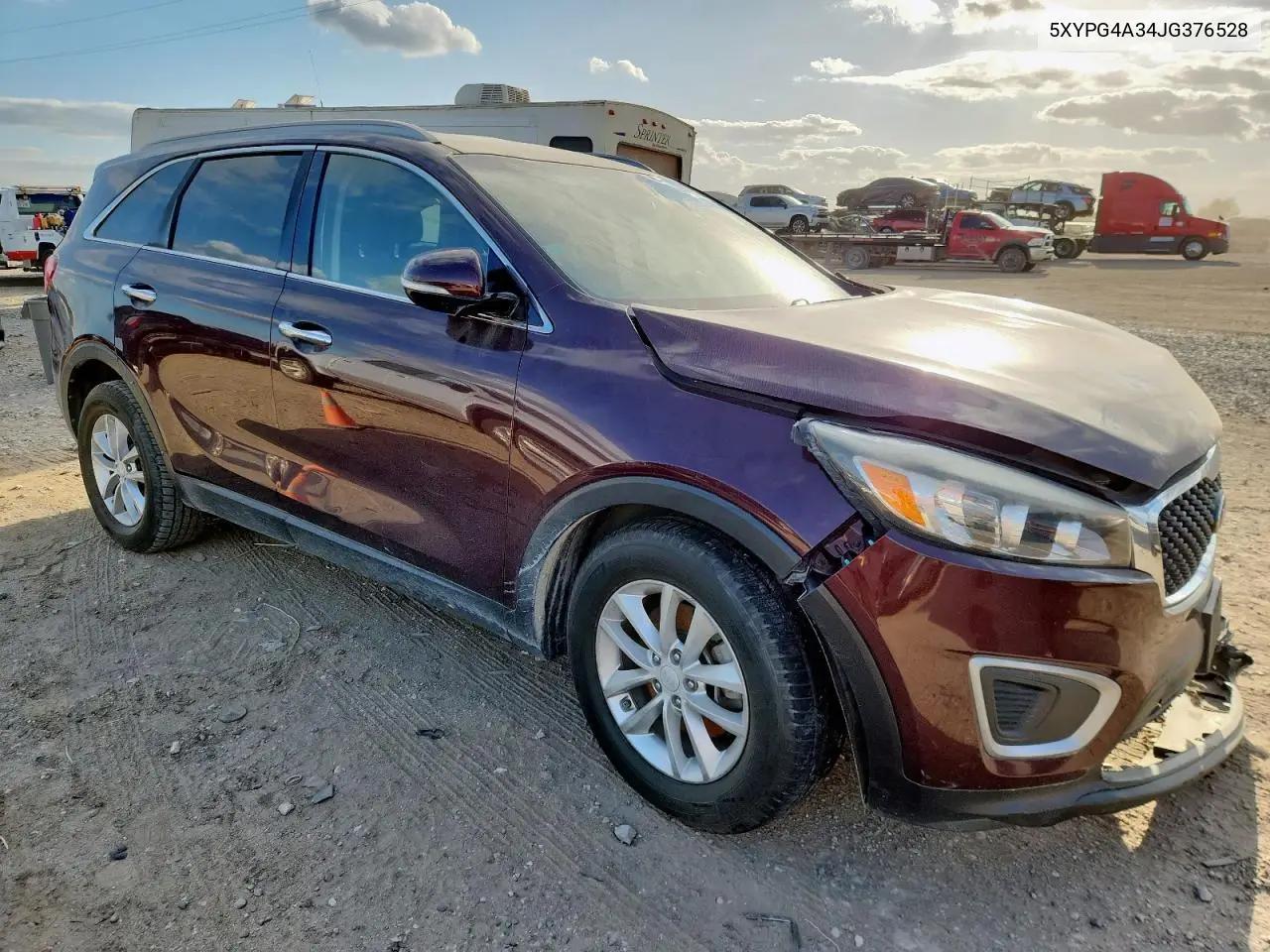 5XYPG4A34JG376528 2018 Kia Sorento Lx