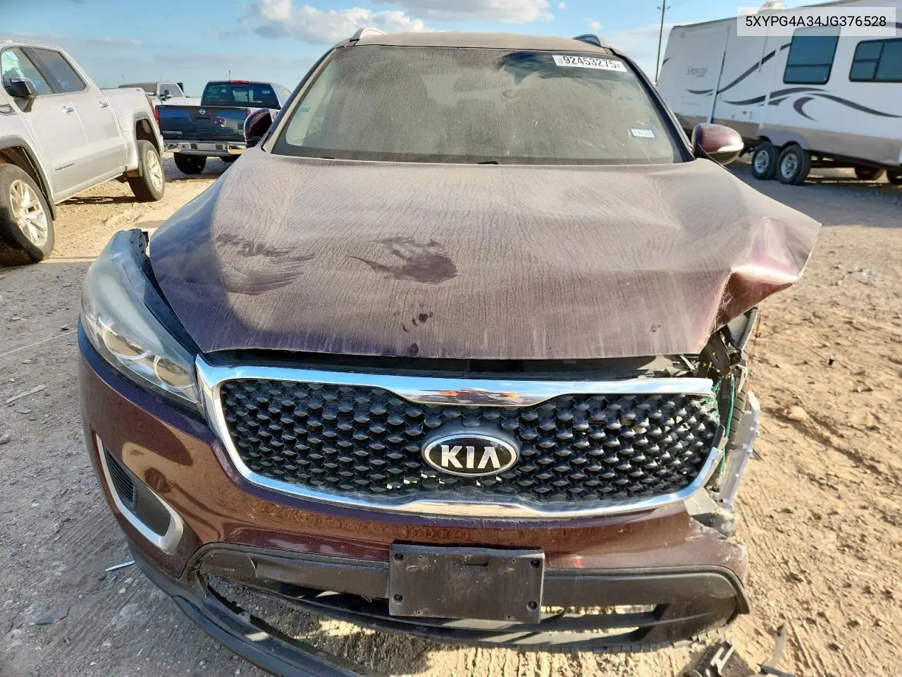 5XYPG4A34JG376528 2018 Kia Sorento Lx