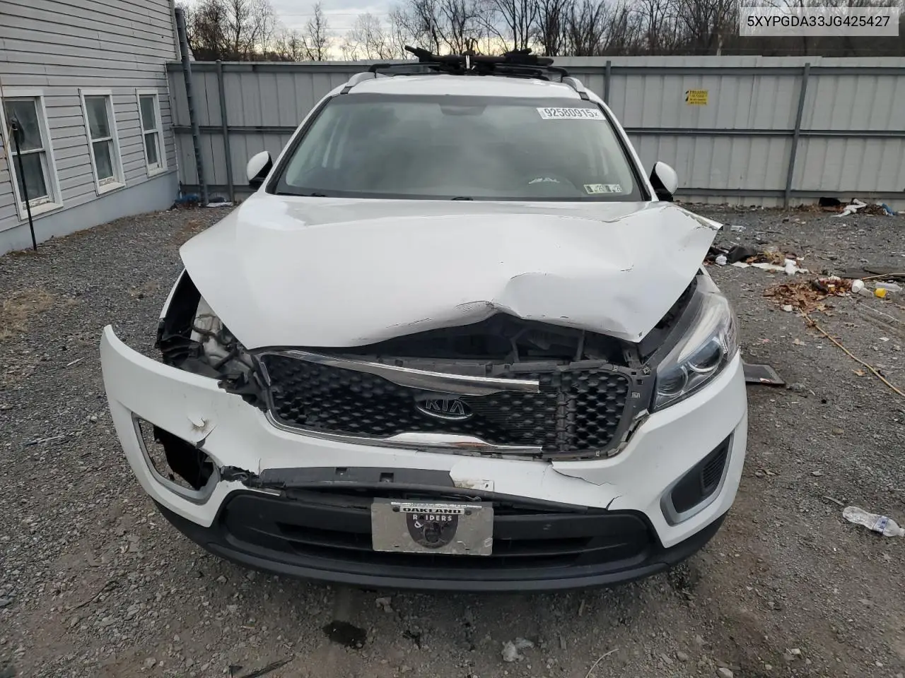 5XYPGDA33JG425427 2018 Kia Sorento Lx