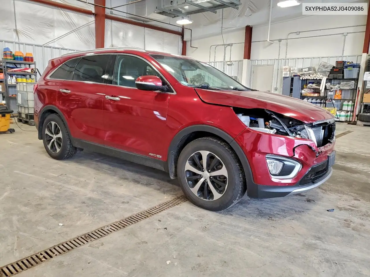 5XYPHDA52JG409086 2018 Kia Sorento Ex