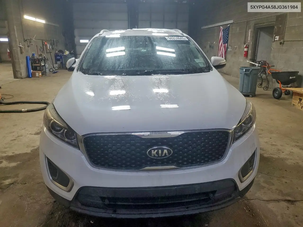 5XYPG4A58JG361984 2018 Kia Sorento Lx