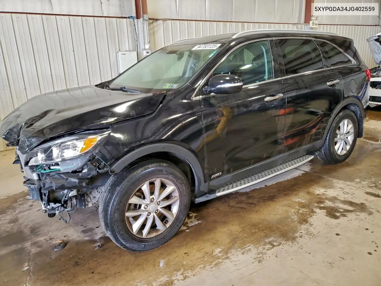 5XYPGDA34JG402559 2018 Kia Sorento Lx