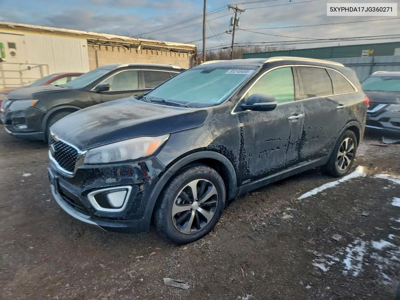 5XYPHDA17JG360271 2018 Kia Sorento Ex