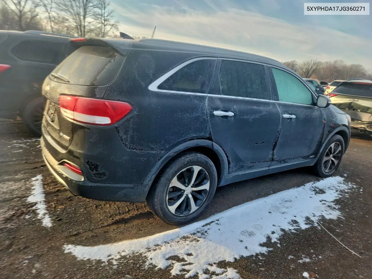 5XYPHDA17JG360271 2018 Kia Sorento Ex